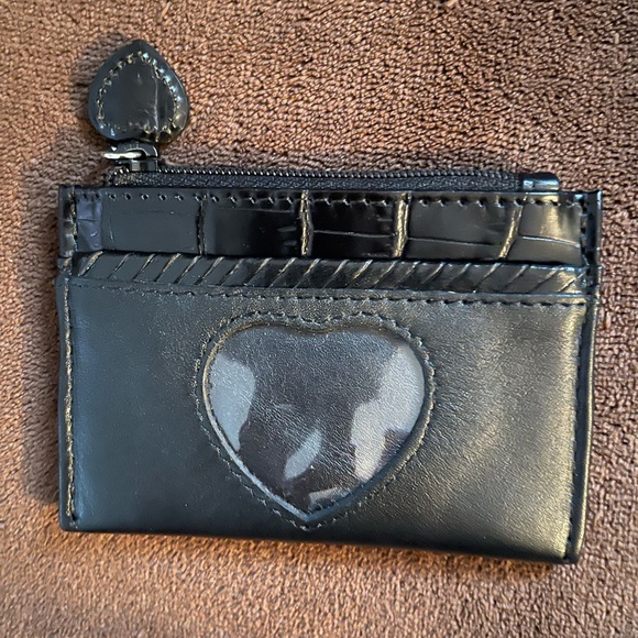 Vintage Brighton black leather coin purse. Excellent condition. - Picture 1 of 3